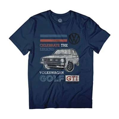Image of Volkswagen GTI Legend Men&#039;s T Shirt Navy Blue