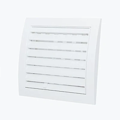 Image of White Air Vent Grille 150mm x with Adjustable Shutter 6&quot; 6 inch Ventilation Cover Grid OW6