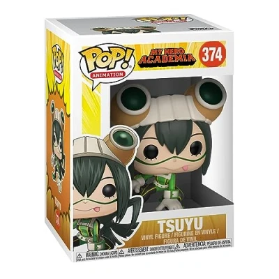 Image of Funko Pop! Vinyl: Animation: My Hero Academia (MHA) Tsuyuui Tsu Froppy W2: Tsuyu Collectable Vinyl Figure Gift Idea Official Merchandise Toys for Kids &amp; Adults Anime Fans