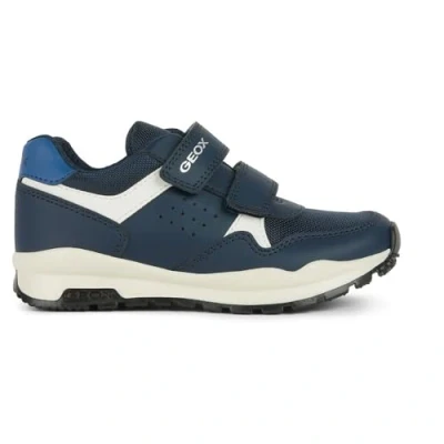 Image of Geox J Pavel A Sneaker, Navy Off White, 11.5 UK Child