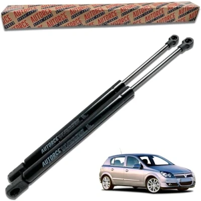 Image of AUTORCE 2 Pcs Rear Tailgate Boot Gas Struts Intended For Vauxhall Opel Astra H MK5 2004 2010 Hatchback Lift Support Shock Absorber System 450 (N) 425 MM 132743, 24463829