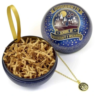 Image of Harry Potter Official Hogwarts School Of Witchcraft and Wizardry Christmas Bauble Decoration