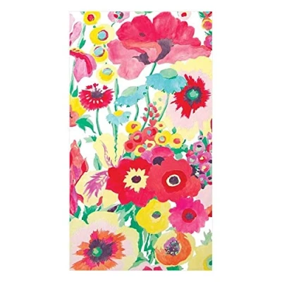 Image of Caspari Secret Garden Paper Guest Towel Napkins in Ivory, 15 Per Package