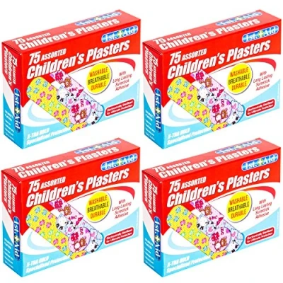 Image of 300x Childrens Assorted Sized Plasters Various Designs
