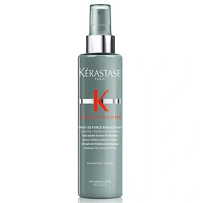 Image of Kérastase Genesis Homme, Strength and Thickness Boosting Hair Spray, for Weakened Thinning Hair, Spray de Force Épaississant, 150 ml