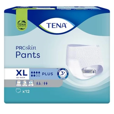 Image of TENA Pants Plus Extra Large (120cm 160cm/46 62in) Pack of 12