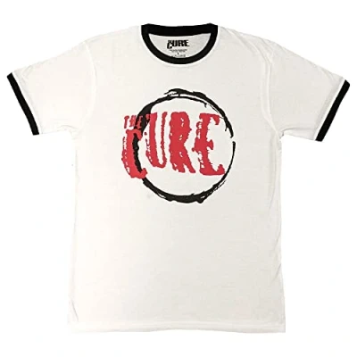 Image of Paradiso Clothing THE CURE Circle Print Tshirt, Women&#039;s, Size: XXL, White