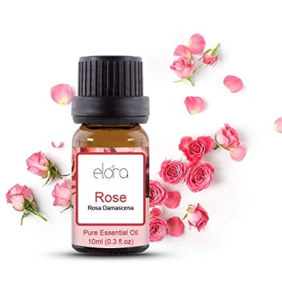 Image of Elora 10ml Rose Essential Oil, 100% Pure &amp; Natural