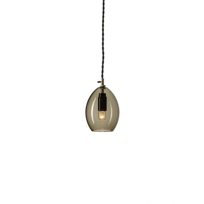 Image of Northern Unika hanging light, smoky grey, small