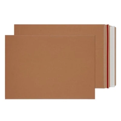 Image of Blake All Board Pocket Envelope Rip Strip 352x250mm Kraft (Pack 100)