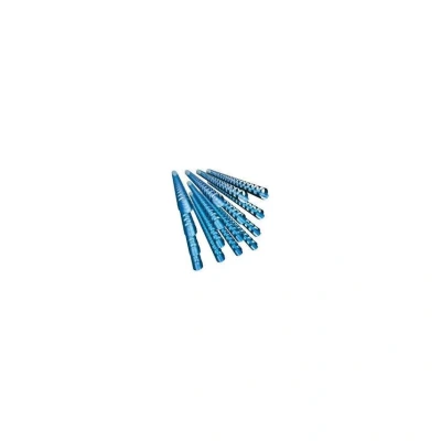 Image of GBC CombBind Binding Combs, 12 mm, 95 Sheet Capacity, A4, 21 Ring, Blue, Pack of 100, 4028237