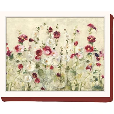 Image of Creative Tops 5233437 Wild Field Poppies Cushioned Bean Bag Lap Tray, 44 x 34 cm (17.5&quot; 13.5&quot;) Multi Colour
