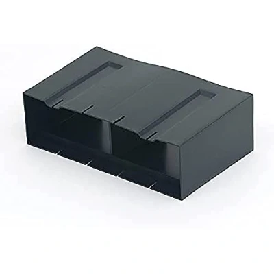 Image of TIMCO Timloc Horizontal Front Extension Sleeve for Telescopic Underfloor Ventilators Black Pack of 20