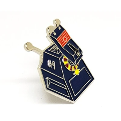 Image of Metal Enamel Pin Badge Doctor Dr. Who K 9 (K9) Robot Dog