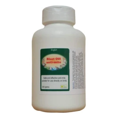 Image of BLAST OFF Bird Mite Powder 250g BIRDS Mites Lice Treatment Birdcare Co