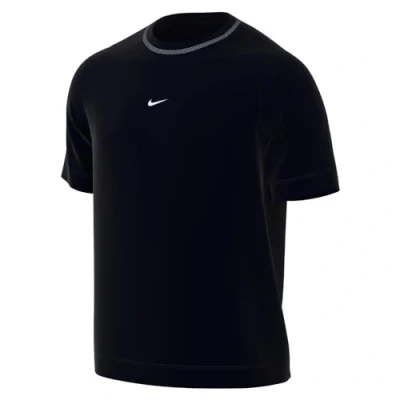Image of NIKE DH9361 010 M NK STRKE22 THICKER SS TOP T shirt Men&#039;s BLACK/WHITE Size L