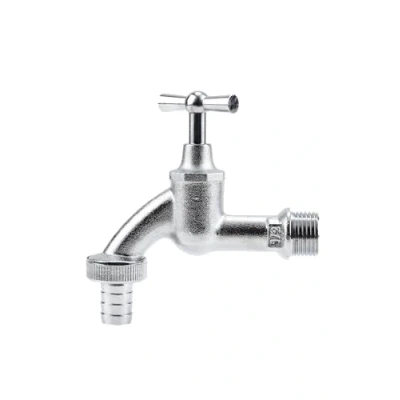 Image of GARDENA faucet with Hose: Chrome Water crane For indoor And Outdoor, 21 mm (1/2 &quot;) Thread, 13 (1/2&quot;) Tubing (7330 20)