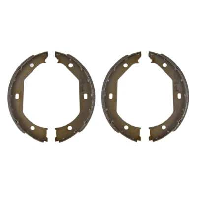Image of 34111163988, 34411163988, 34416761292 Handbrake Shoes BLUE PRINT ADBP410033 Rear Axle BMW: 3 Saloon, Coupe, Touring