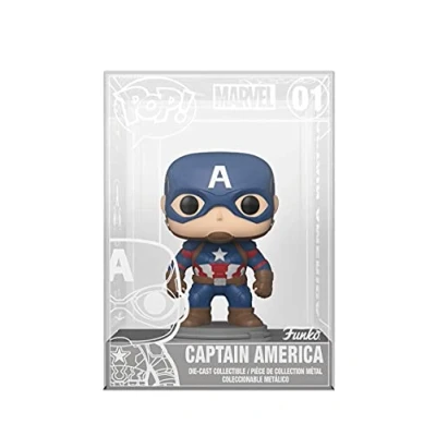 Image of Funko POP! Marvel Die Cast Captain America #01