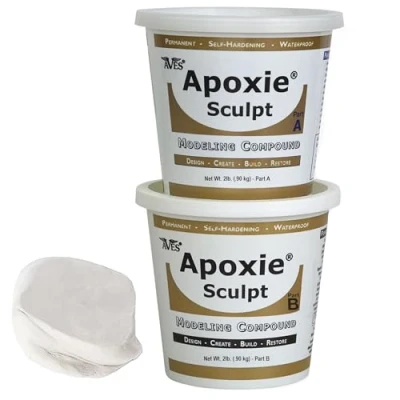 Image of Apoxie Sculpt 4 lb. White, 2 Part Modeling Compound (A &amp; B)