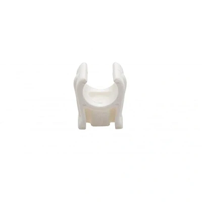 Image of Talon OPS15 Snap in Open Plastic Pipe Clip, White, 15 mm, Set of 100 Pieces