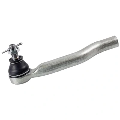 Image of 53540SMJ003 Track rod end BLUE PRINT ADH28775 Front Axle Right with crown nut HONDA: CIVIC 8 Hatchback