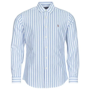 Image of Polo Ralph Lauren LONG Sleeve Sport Shirt, Men&#039;s, Size: XL, Blue/white