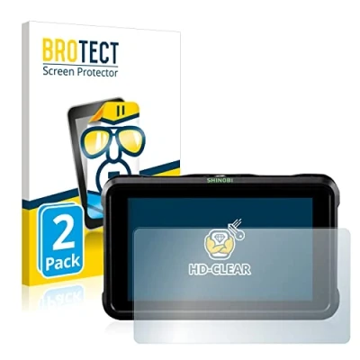 Image of brotect Screen Protector compatible with Atomos Shinobi (2 Pack) HD Clear Protection Film