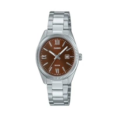 Image of Casio LTP1302DD 5AV Women&#039;s Standard Stainless Steel Brown Dial Analog Watch,