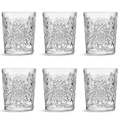 Image of Libbey Drinking Glass Hobstar 355 ml / 35.5 cl 6 Pieces Vintage Design Dishwasher Safe
