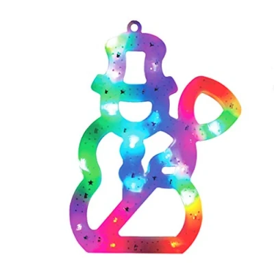 Image of Christmas Workshop 30cm 20 LED Colour Window Light Snowman