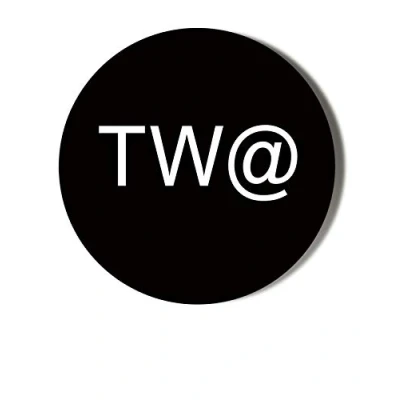 Image of Gift Insanity TW@ (TWAT) BLACK BACKGROUND 77mm Extra Large Badge