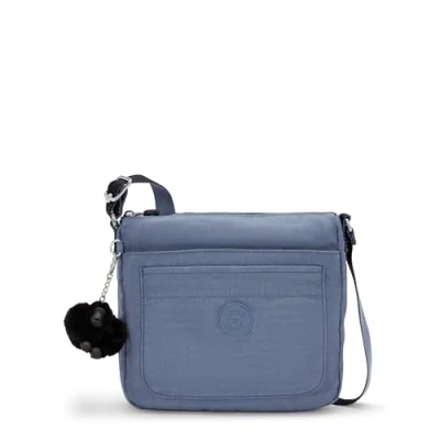 Image of Kipling Women&#039;s Sebastian Crossbody, Super Light, Durable Messenger, Shoulder Bag, Blue Lover, 8.75&#039;&#039;L x 9&#039;&#039;H 1&#039;&#039;D