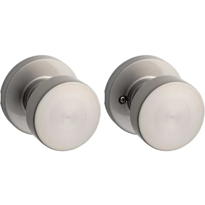Image of Kwikset 97200 890 Pismo Hallway/Closet Door Knob, Satin Nickel