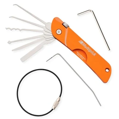 Image of EN Taschenmesser Parent MULTIPICK Set (EDC Edition, Orange, 7 Blades)