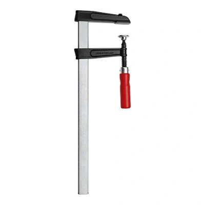 Image of Bessey TGKR125 Heavy Duty Malleable Cast Iron Screw Clamp TGKR 1250/120 Wood Handle, BE107771