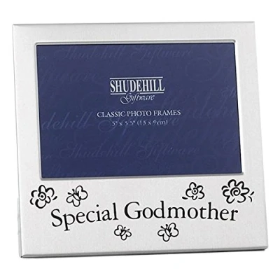 Image of Shudehill Giftware 5&quot; x3&quot; Special Godmother Photo Frame Christmas Birthday Christening Favour Gift, Pack of 1