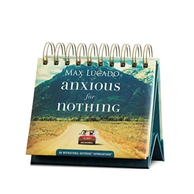 Image of DaySpring Max Lucado Anxious for Nothing Perpetual Calendar (10174)