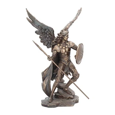 Image of Nemesis Now Archangel Raphael Figurine 40cm Bronze