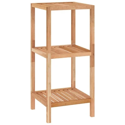 Image of vidaXL Bathroom Shelf 36x36x79 cm Solid Wood Walnut