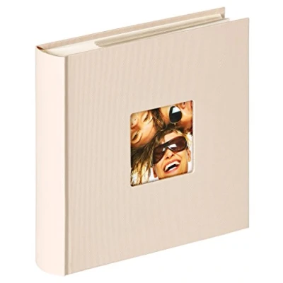 Image of walther Design Photo Album Sand 200 Photos 10 x 15 cm Memo Slip in with Punched Cover, Fun ME 110 C