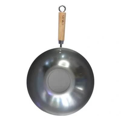 Image of Stoven 30cm Heavy Gauge Carbon Steel Wok