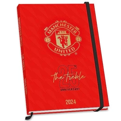 Image of Manchester United FC 2024 Diary, Week To View A5 Size Official Product