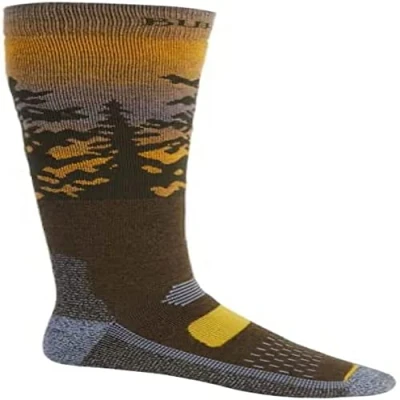 Image of Burton Men&#039;s Performance Midweight Socks, Sunrise, S UK