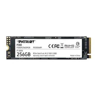 Image of Patriot P300 M.2 PCIe Gen 3 x4 256GB Low Power Consumption SSD,P300P256GM28