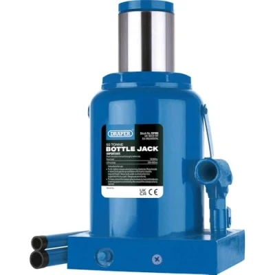 Image of Draper Hydraulic Bottle Jack, 50 Tonne