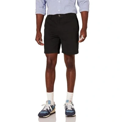 Image of Amazon Essentials Men&#039;s Slim Fit 7 Inch Chino Shorts, Black, 31W