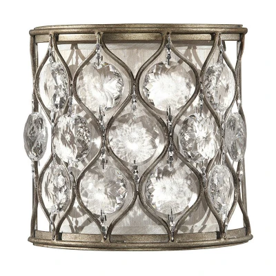 Image of Lucia 1 Light Indoor Wall Burnished Silver, E14