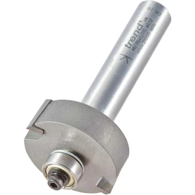 Image of Trend Professional Bearing Guided Rebater Router Cutter Bit, 1/2 Inch Shank, 35mm Cut Diameter &amp; 12.7mm Length, Tungsten Carbide Tipped, 46/39LX1/2TC