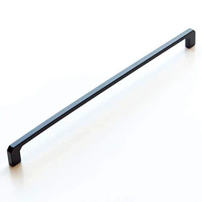 Image of 320mm Matt Black D Handle for Kitchen Cabinets Bedroom Bathroom Furniture Cupboards